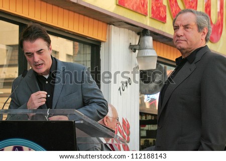 Chris Noth and Dick Wolf at the ceremony honoring Dick Wolf with the 2,332nd star on the Hollywood Walk of Fame. Hollywood Boulevard, Hollywood, CA. 03-29-07