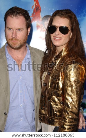 Chris Henchy and Brooke Shields at the Los Angeles Premiere of \
