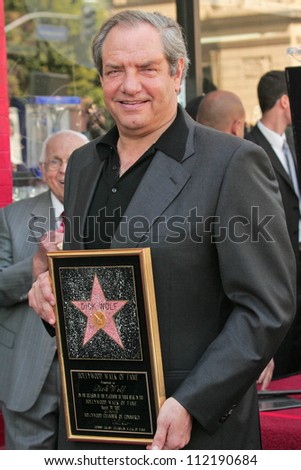 Dick Wolf at the ceremony honoring him with the 2,332nd star on the Hollywood Walk of Fame. Hollywood Boulevard, Hollywood, CA. 03-29-07