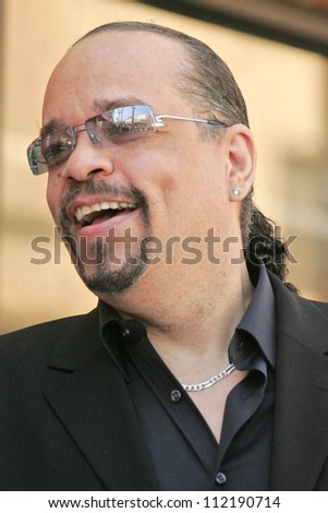 Ice T at the ceremony honoring Dick Wolf with the 2,332nd star on the Hollywood Walk of Fame. Hollywood Boulevard, Hollywood, CA. 03-29-07