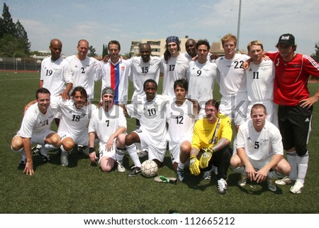 Hollywood United Global Team at the Soccer for Survivors Celebrity Showcase Match. Beverly Hills High School, Beverly Hills, CA. 07-22-07
