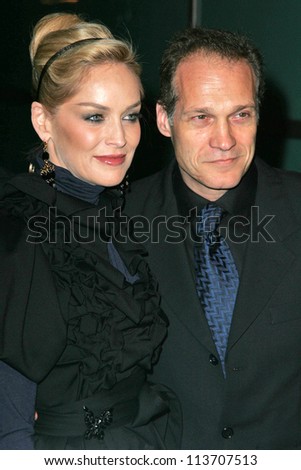 Sharon Stone and Jay Acovone at the World Premiere of \