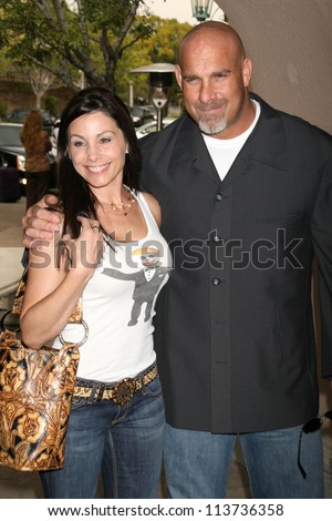 Bill Goldberg and wife Wanda at the 2007 TCA Winter Press Tour. Ritz Carlton Huntington Hotel, Pasadena, CA. 01-11-07