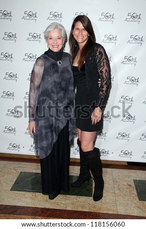 Lee Meriwether, Lesley Aletter at Theater West\'s 50th Anniversary Gala, Taglyan Cultural Center, Hollywood, CA 09-13-12