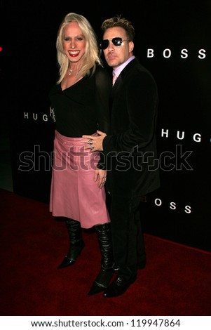 Alexis Arquette and friend at Hugo Boss\'s \