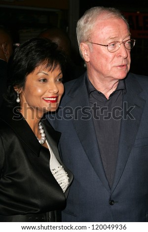 Shakira Caine and Michael Caine at the World Premiere of \