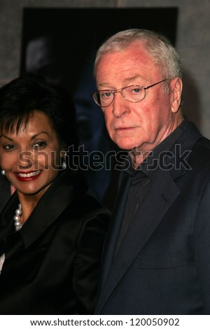Shakira Caine and Michael Caine at the World Premiere of \