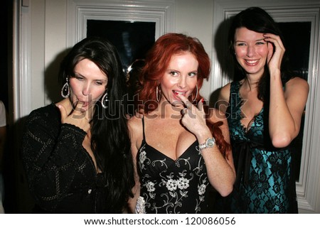 Jackie Watson with Phoebe Price and Andrea Harrison at the birthday party for Phoebe Price. Private Location, Los Angeles, CA. 10-11-06
