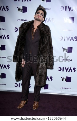 Adam Lambert at VH1 Divas 2012, Shrine Auditorium, Los Angeles, CA 12-16-12