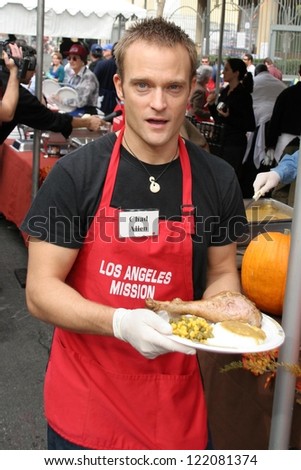 LOS ANGELES - NOVEMBER 22: Chad Allen at The Los Angeles Mission Thanksgiving Meal for the Homeless  November 22, 2006 in Los Angeles Mission, Los Angeles, CA.