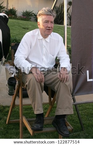 LOS ANGELES - NOVEMBER 09: David Lynch promoting the new movie 