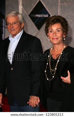 Jerry Sheindlin and Judge Judy Sheindlin at the World Premiere of \