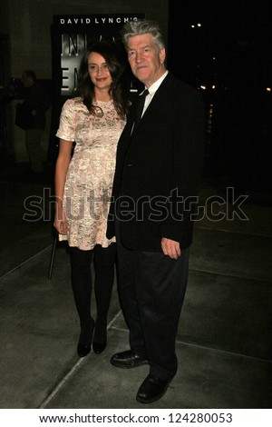 LOS ANGELES - DECEMBER 09: David Lynch with daughter at the Los Angeles Premiere of Inland Empire at LACMA December 09, 2006 in Los Angeles, CA.