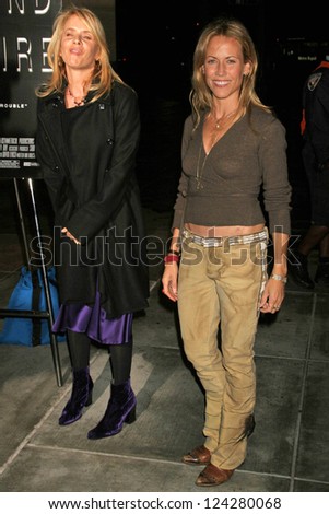 LOS ANGELES - DECEMBER 09: Rosanna Arquette and Sheryl Crow at the Los Angeles Premiere of Inland Empire at LACMA December 09, 2006 in Los Angeles, CA.