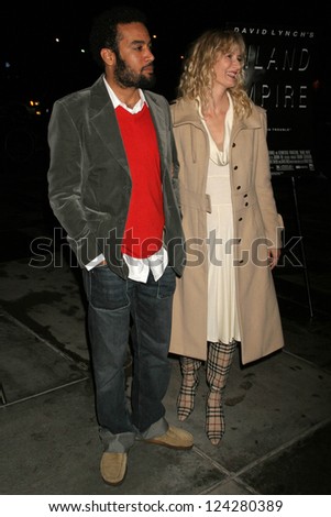 LOS ANGELES - DECEMBER 09: Laura Dern and Ben Harper at the Los Angeles Premiere of Inland Empire at LACMA December 09, 2006 in Los Angeles, CA.