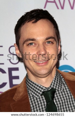 Jim Parsons at the 2013 People\'s Choice Awards Press Room, Nokia Theatre, Los Angeles, CA 01-09-13