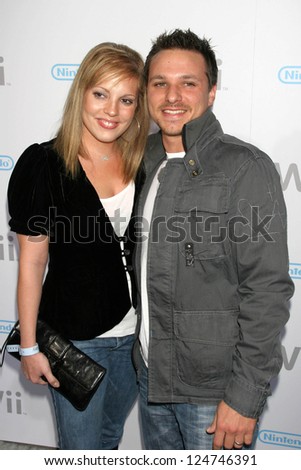 Lea Lachey and Drew Lachey at the party celebrating the launch of Nintendo\'s Game Console Wii. Boulevard 3, Los Angeles, California. November 16, 2006.