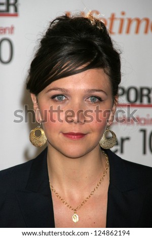 LOS ANGELES - DECEMBER 05: Maggie Gyllenhaal at the 15th Annual The Hollywood Reporter\'s 2006 Women In Entertainment Power 100 at Beverly Hills Hotel December 05, 2006 in Beverly Hills, CA.