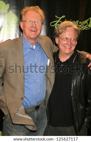 HOLLYWOOD - DECEMBER 21: Ed Begley Jr. and Bruce Davison at the premiere screening of \