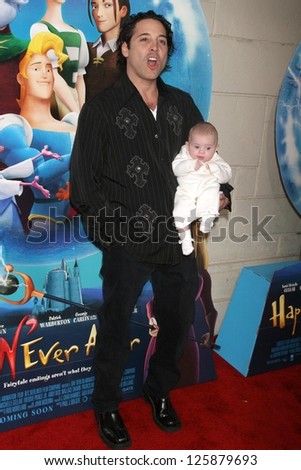 Jonathan Baker and daughter Trease at the premiere of \
