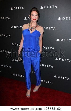 Stephanie March at Delta Airline\'s Celebration of LA\'s Music Industry, Getty House, Los Angeles, CA 02-07-13