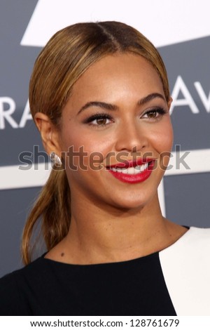 Beyonce Knowles at the 55th Annual GRAMMY Awards Staples Center Los Angeles CA 02-10-13 Beyonce Knowles at the 55th Annual GRAMMY Awards Staples Center Los Angeles CA 02-10-13