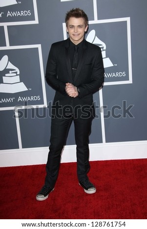 Hunter Hayes at the 55th Annual GRAMMY Awards, Staples Center, Los Angeles, CA 02-10-13