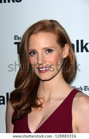 Jessica Chastain at a Conversation With Jessica Chastain, Paley Center for Media, Beverly Hills, CA 02-15-13