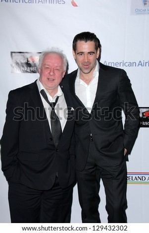 Jim Sheridan, Colin Farrell at the US-Ireland Alliance Pre-Academy Awards Event, Bad Robot, Santa Monica, CA 02-21-13