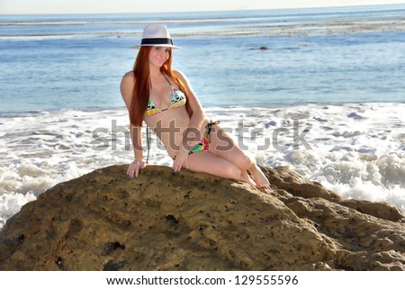 Phoebe Price Bikini Shoot, Private Location, Los Angeles, CA 02-18-13