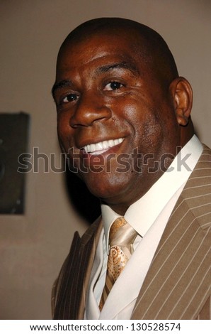 HOLLYWOOD - July 07: Magic Johnson at A Midsummer Night\'s Dream: A Magic Night of Poker, Players and Stars in The Avalon on July 07, 2006 in Hollywood, CA.