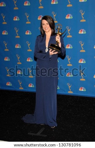 LOS ANGELES - AUGUST 27: Megan Mullally in the Press Room at the 58th Annual Primetime Emmy Awards in The Shrine Auditorium August 27, 2006 in Los Angeles, CA.