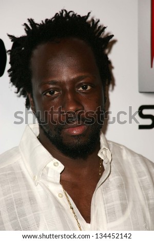 HOLLYWOOD - AUGUST 02: Wyclef Jean at Saturn's X-Games 12 Party at 6820 Hollywood Blvd on August 02, 2006 in Hollywood, CA.