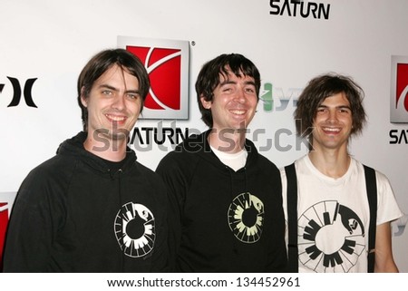 HOLLYWOOD - AUGUST 02: Phantom Planet at Saturn\'s X-Games 12 Party at 6820 Hollywood Blvd on August 02, 2006 in Hollywood, CA.
