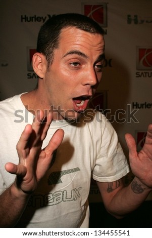 HOLLYWOOD - AUGUST 02: Steve-O at Saturn\'s X-Games 12 Party at 6820 Hollywood Blvd on August 02, 2006 in Hollywood, CA.