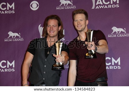 Florida Georgia Line at the 48th Annual Academy Of Country Music Awards Press Room, MGM Grand Garden Arena, Las Vegas, NV 04-07-13