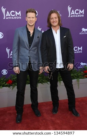 Florida Georgia Line at the 48th Annual Academy Of Country Music Awards Arrivals, MGM Grand Garden Arena, Las Vegas, NV 04-07-13