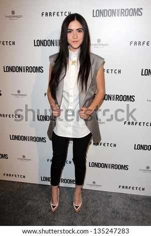 Isabelle Fuhrman at the British Fashion Council's 