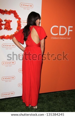 Paula Patton at Coach\'s 3rd Annual Evening of Cocktails and Shopping benefiting  the Children\'s Defense Fund, Bad Robot, Santa Monica, CA 04-10-13