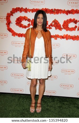 Julia Jones at Coach\'s 3rd Annual Evening of Cocktails and Shopping benefiting  the Children\'s Defense Fund, Bad Robot, Santa Monica, CA 04-10-13