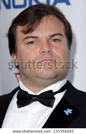 Jack Black at the Light Up The Blues Concert Benefiting Autism Speaks, Club Nokia, Los Angeles, CA 04-13-13