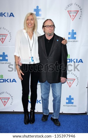 Stephen Stills and wife at the Light Up The Blues Concert Benefiting Autism Speaks, Club Nokia, Los Angeles, CA 04-13-13