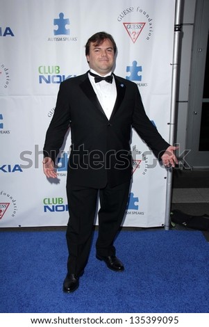 Jack Black at the Light Up The Blues Concert Benefiting Autism Speaks, Club Nokia, Los Angeles, CA 04-13-13