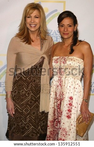 HOLLYWOOD - APRIL 21: Leeza Gibbons and Constance Marie at the opening of Leeza's Place Care Center at Leeza's Place Care Center on April 21, 2006 in Hollywood, CA.