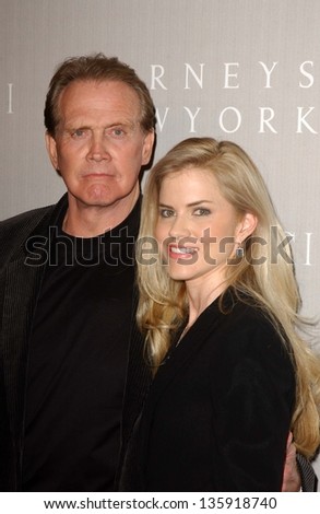 BEVERLY HILLS - APRIL 26: Lee Majors and Faith Majors at the Nina Ricci Fashion Show and Gala Dinner to Benefit The Rape Foundation at Barneys New York on April 26, 2006 in Beverly Hills, CA.