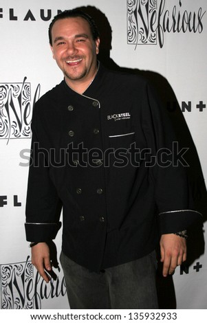 HOLLYWOOD - APRIL 06: Chef J at Flaunt Magazine Presents Nefarious Fine Jewelry Hosted by Velvet Revolver at Black Steel Restaurant on April 06, 2006 in Hollywood, CA.
