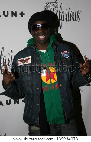HOLLYWOOD - APRIL 06: Sam Sarpong at Flaunt Magazine Presents Nefarious Fine Jewelry Hosted by Velvet Revolver at Black Steel Restaurant on April 06, 2006 in Hollywood, CA.