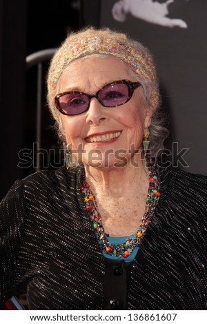 Marge Champion at the TCM Classic Film Festival Opening Night Red Carpet Funny Girl, Chinese Theater, Hollywood, CA 04-25-13