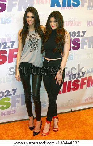 Kendall Jenner, Kylie Jenner at the 2013 Wango Tango concert produced by KIIS-FM, Home Depot Center, Carson, CA 05-11-13