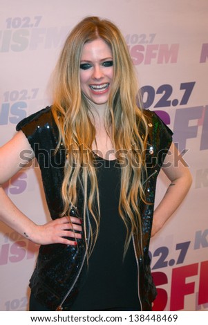 Avril Lavigne at the 2013 Wango Tango concert produced by KIIS-FM, Home Depot Center, Carson, CA 05-11-13